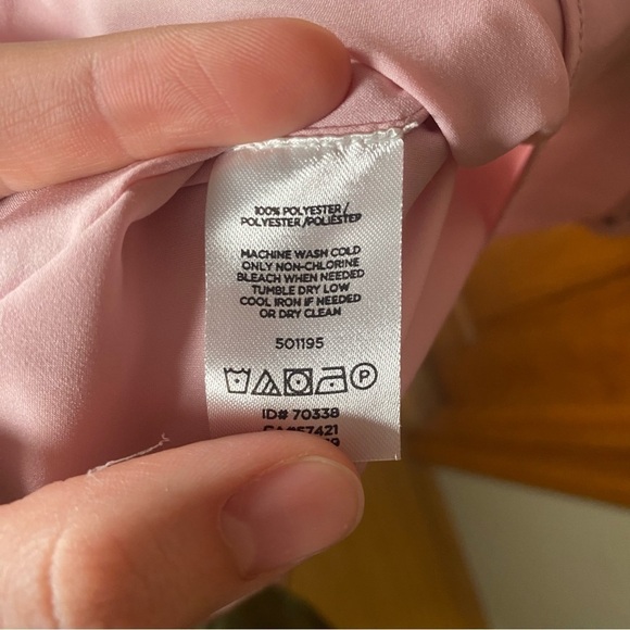 Ann Taylor Pink Floral Dress with Ruffle Hem - Picture 6 of 9